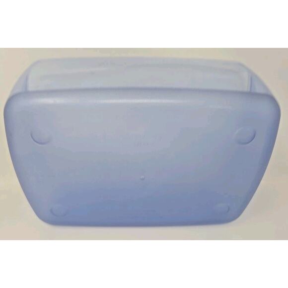 VIntage Tupperware 3380A-1 BLue Rock n Serve Large 3-3/4 Qt Deep Dish & Lid U143 - Picture 11 of 13